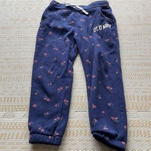 Like New Old Navy Floral Print Sweatpants